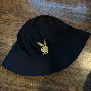 Limited Edition Black and Gold Playboy Bucket Hat